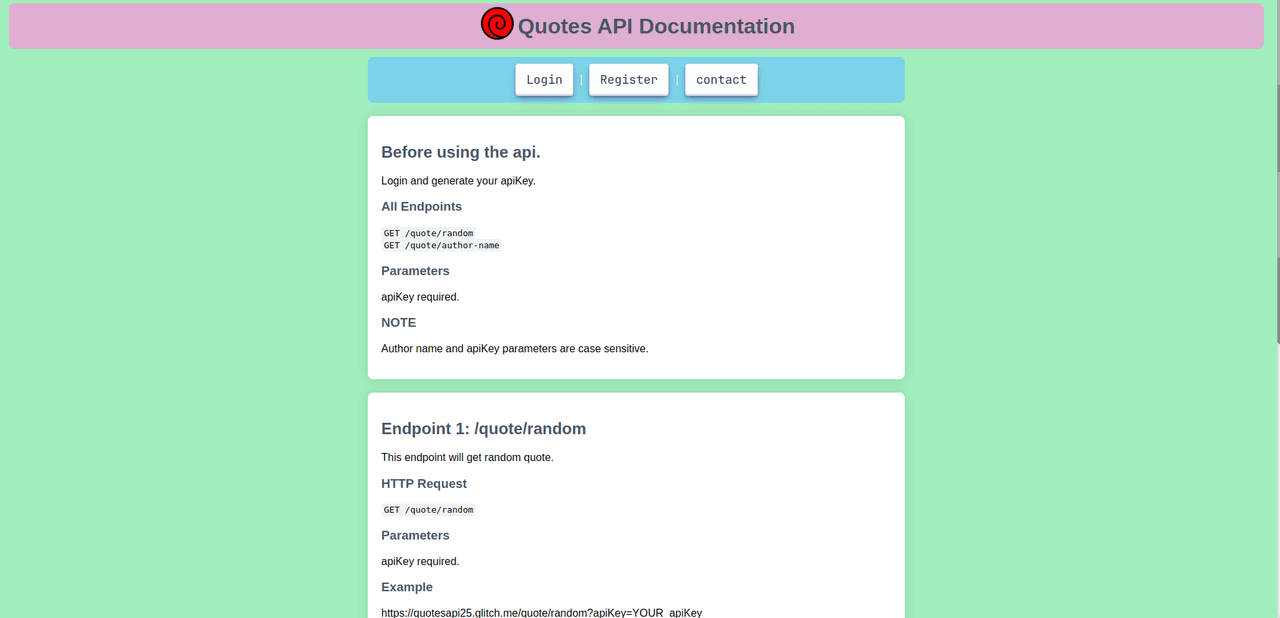 Quotes API