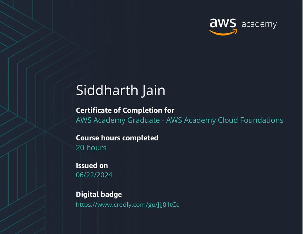 AWS Academy Graduate - AWS Academy Cloud Foundations